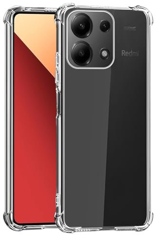 Coque pour Xiaomi Redmi Note 13 Pro 4G, Totill Transparente Silicone TPU Bumper Housse Phone Case Cover, Anti-Jaunissement & Anti-Rayures, Dos Rigide Transparent - HD Clair Étui de Protection Antichoc