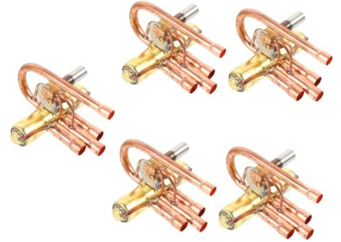 PartyKindom 5pcs Refrigeration Room Air Conditioner Reversing Valve Central Compatible