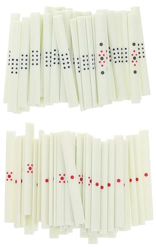 Toyvian Bâtons De Comptage Mahjong pour Joueurs Professionnels, Ensemble De 88 Bâtons, Matériaux Solide, Accessoires Pointage Précis, Compatibles Salons De Mahjong, Usage en Salle De Jeux