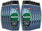 Radox Mineral Therapy 2-In-1 Shower Gel and Shampoo Feel Energised, Pack of 10, Men's Body Wash with Marine Minerals and Eucalyptus for A Cooling Experience, 450 ml
