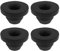 eMagTech 4x Auto Waschanlage Pumpe Dichtungen 13250358 1450060 Kompatibel mit BMW 5 Limousine (E39) Waschwassertank Ersatz