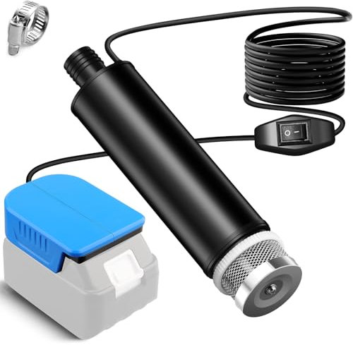 Pompe à eau portable pour batterie au lithium Makita 18 V, 120 W, 12 V, pompe de transfert d'eau électrique, pour jardin, jacuzzi, réservoir, piscine, bassins, aquariums