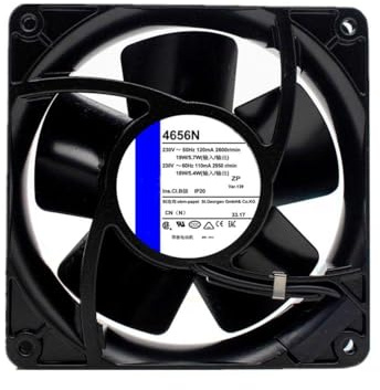 4656N 230V 19/18W 12CM 12038 Cooling Fan 120X120X38MM