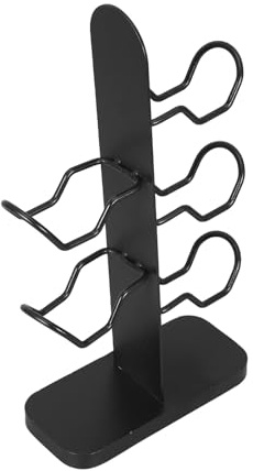 OSALADI Support Casque Gaming et Manette en Fer Noir 3 Couches pour Bureau, Installation Sécurisée et Accès Rapide, pour Gamers en Setup Desktop Moderne