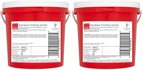 Macphie Rainbow Frosting Vanilla 5kg (Pack of 2)