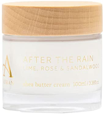 Arran Sense of Scotland After The Rain Shea Butter Cream (100ml/3.38floz) Fresh, Sensual, Gentle & Nourishing with Rose, Musk, Floral Citrus & Woods