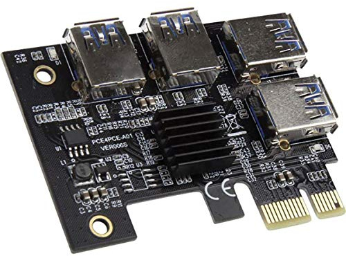 KOLINK Mining/Rendering Adapter (PCIe x1 to Quad x16 Quad Mining/Rendering)