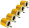 vhbw 5x Filtro plisado compatible con Kärcher WD1, WD 3.200, WD 3.300 M, WD 3.500 P aspiradora - amarillo