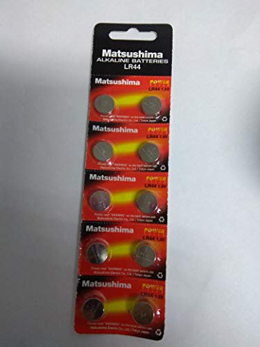 10 Pilas alcalina LR44 Power Cells 1.5V