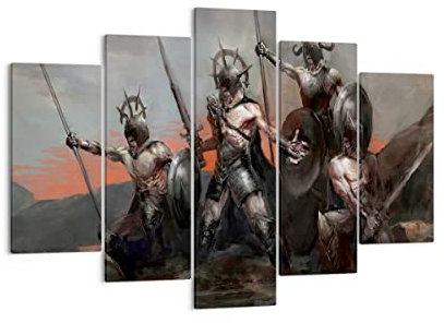 ARTTOR Leinwandbild 150x100cm Wandbild Menschen Militär - 3641