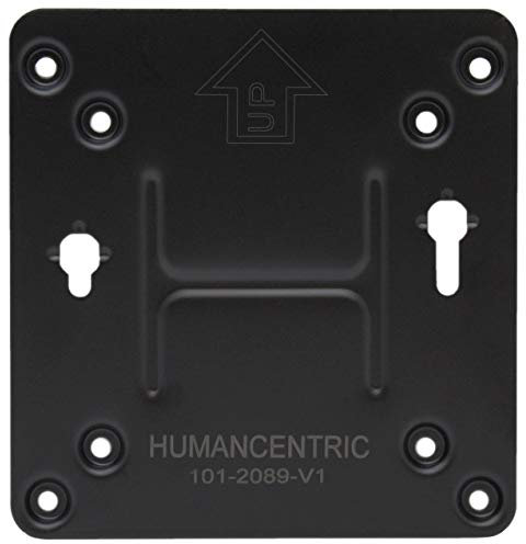 HumanCentric VESA-Montageset kompatibel mit Intel NUC | VESA-Adapterhalterung zur Befestigung des NUC-Mini-PCs an der Rückseite eines Monitors
