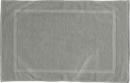 REDBEST Duschvorlage, Badteppich Chicago grau Größe 50x80 cm - extra dick, weich, saustark und strapazierfähig (weitere Farben)