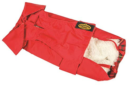 Fashion Dog Hundemantel speziell für Dackel - Rot - 39