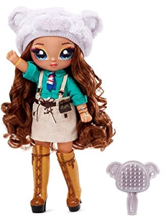 Na! Na! Na! SurpriseTeens Fashion Doll - Sammlerpuppe - 28 cm große, Brünette, weiche Stoffpuppe, inspiriert durch Australische Koalas - Amelia Outback