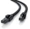 Primewire 1m Cavo di Rete Cat 8.1 40 Gbits - Mantello in Nylon Intrecciato - Ethernet Patch RJ45 - Cavo Cat 8 Gigabit LAN - 40000 Mbits - SFTP PIMF - Compatibile con Cat 6 Cat 7 1 Metri