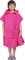 ALLEN & MATE Kinder-Schwimmumkleide – Schnelltrocknender Strandponcho aus 100% Frottee-Baumwolle mit Kapuze und Tasche für Jungen und Mädchen (6–9 Jahre, Rosa Seestern)