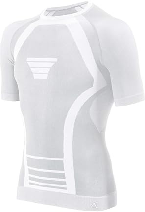 Risalti Funktionsunterwäsche Herren Damen Extreme Unisex - Thermounterwäsche Herren Damen, ThermoShirt Atmungsaktives, Funktionsunterhemd Nahtlose Winter-Thermo-Bekleidung - Made in Italy