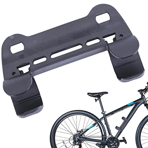 delr Soporte para bomba de bicicleta – Soporte para bomba de bicicleta portátil, accesorio de bomba de bicicleta, soporte de abrazadera de cilindro de aire de doble boca para la mayoría de bicicletas