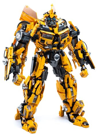Auforua Technik Bumblebee Modellbausatz, 5692 Teile Groß MOC Klemmbausteine Bumblebee Bauset, Kompatibel mit Optimus Prime Bumblebee