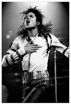 crttrs Michael Jackson Poster auf Leinwand, Wandkunst, Dekordruck, Bild Gemälde für Wohnzimmer, Schlafzimmer, Dekoration, ungerahmt, 30 x 45 cm