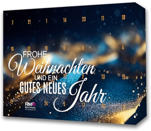 Adventskalender Nailart - Nageldesign - Simply Lac UV-Polish Geschenk Weihnachten Xmas RM Beautynails