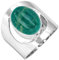 Jeweloporium 925 Sterling Silber Ringe für Frauen Größe 63(20.1) Grün Echt Amazonite Edelstein Solitär Silber Ringe Hochzeit Geschenk Kostüm Schmuck