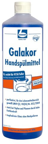 Dr. Becher Galakor Handspülmittel - 1 Liter | Flasche (1000 ml)