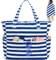 LEDAOU Große Strandtasche mit reißverschluss Damen Strandtuch Tote bag & Strandtuch Hausschuhe Wasserdicht Umhängetasche Tragetasche shopper sanddicht Pool Fitness Reisetasche familie