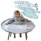 Tidy Tot™ Lätzchen und Tablett Multi Set. Tischset für den Hochstuhl mit 3 langärmeligen Lätzchen. Wird an Ihrem Hochstuhl befestigt. 3 Lätzchen mit Ärmeln das Baby. LFGB SIlicone Entwöhnungslöffel