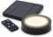 Spetebo LED Solar Magnet Pavillon Leuchte schwarz mit Ferbedienung - Ø 12 cm - Gartenschirm Beleuchtung mit 3 Helligkeitsstufen - Campingleuchte Gartenleuchte Außen Beleuchtung für Sonnenschirm Zelt