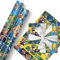 MAJEQZGY Mario Geschenkpapier 2 Rollen 43 cm x 3 m Geschenkpapier Langlebig Geschenk Papier Pack für Kindergeburtstag, Party Aufbewahrung Festliche Dekoration (Retro Fotoalbum)