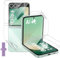 GEEMEE pour Samsung Galaxy Z Flip 6/Z Flip6 Protection d'Écran+Film Protecteur Arrière, 【2+2 Pièces】 TPU Flexible Film Haute Sensibilité Tactile Protection écran nti-Rayures