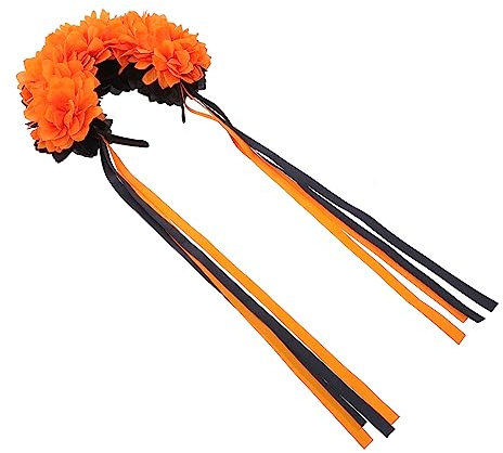 MUSISALY Blumenkranz Girlandenstirnband Für Damen Halloween Kopfschmuck Blumenhaarband Mit Eleganz Für Feiertage Und Partys