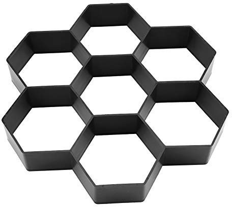 1 Stück DIY Gartenwegmacher Beton Trittstein Zement Pflasterstein für Garten Rasen Gehweg Hof Terrasse Dekoration