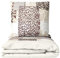 Leonado Vicenti Bettwäsche Fleece 135x200 cm Set Beige mit Tierdruck Patchwork-Stil Warm, Zebra, Leoparden, Winterbettwäsche mit Reißverschluss