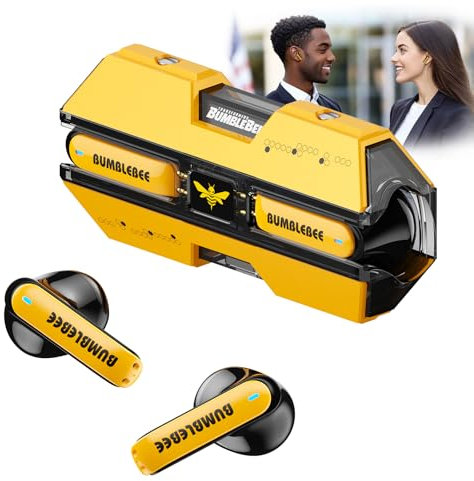 Transformers AI Translation Earbuds Real Time, 3-in-1 Translator Earbuds 144 Language & Accents, Bluetooth 5.4 Translating Earbuds, Audifonos Traductores Inglés Español, TF-T01 Black Shockwave