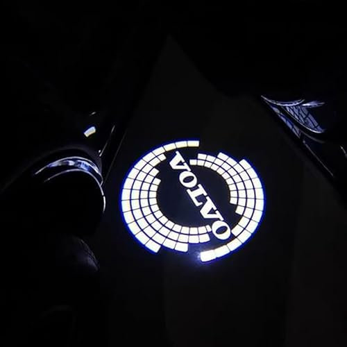 YHIKAHT Custom Logo Car Door Lights Projector for Volvo XC40 XC60 XC90 S60L S80L S90, Car Door Step Courtesy Welcome Lights LED Lights