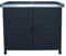 HABAU Gartenschrank mit Arbeitsplatte aus FSC-Massivholz – anthrazit, wetterfest & styroporfrei verpackt - Outdoor Schrank für Balkon, Garten und Terrasse (Roger)
