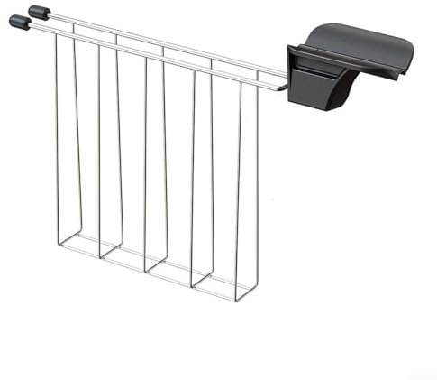 Effortlessly Toast Smaller Bread Items with a Sandwich Cage for Your Toaster (Black)