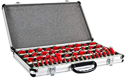 Holzmann Maschinen OFS50 Jeu de fraises Diamètre de tige 8 mm 50 pièces