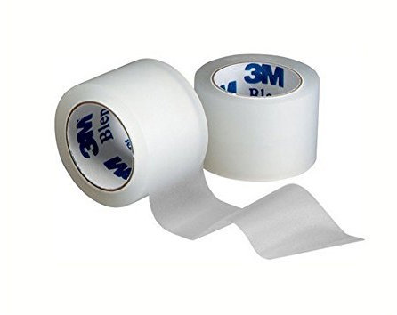 3M Blenderm Surgical Tape 2.5cm x 4.5m, Hypoallergenic, Transparent, Waterpoof, Pack of 1