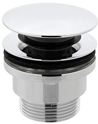 Vado Universal Basin Waste Systems Plastic Clic Clac Basin, Clicker & FreeFlow WG-394-C/P Finish Chrome