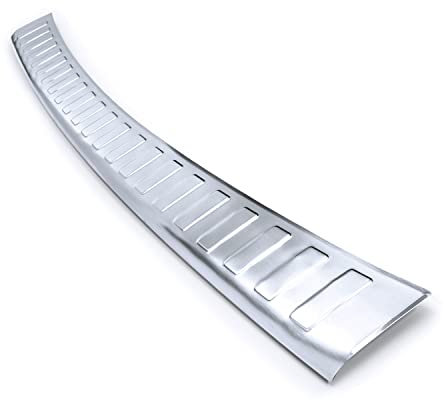 teileplus24 L600 Ladekantenschutz V2A Edelstahl kompatibel mit Mercedes E-Klasse S213 2016-08/2023 Abkantung, Farbe:Silber gebürstet
