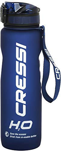 Cressi Water Bottle H20 Frosted - Erwachsene Water Bottle H20 Frosted Sportflasche