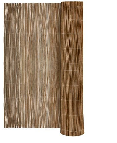 Tidyard Weidenmatte Weidematte Sichtschutz Weidenzaun 100 x 500 cm Willow Fence 5 Sizes Willow Mat Willow Mat Privacy Screen Decorative Fences