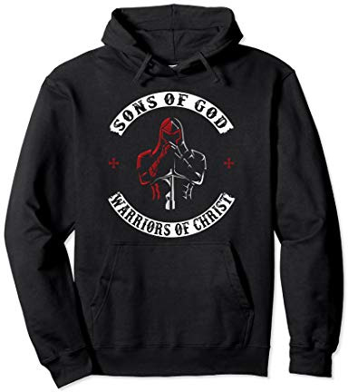 Sons Of God Warriors Of Christ Knights Templar Pullover Hoodie