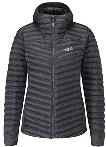 Rab Men's Microlight Jacket - Lightweight Down Coat for Trekking, Climbing, & Skiing - Black - XX-Large