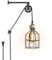 LUSTORM 1 Wandlampe Innen Deko Schlafzimmer Bett Landhaus mit Schalter Und Stecker Bad Wandleuchte Industrial Schwarz Vintage Retro Wandleuchten Wohnzimmer