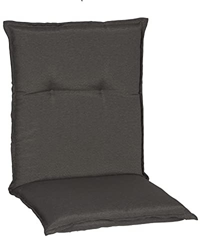 Beo® Turin Niedriglehner Gartenstuhl-Auflagen | Waschbar bei 30°C | Made in EU, Öko-Tex Standard | Atmungsaktive Sitzkissen Outdoor | UV-beständig, 98x46x8 cm
