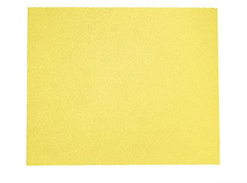 Mirka Yellow Schleifpapier Schleifbögen / 230x280mm / P120 / 50 Stk/Schleifen von Hartholz, Weichholz, Farbe, Spachtel, Kunststoff